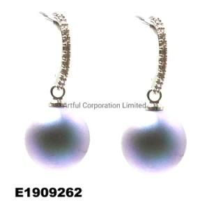 925 Silver Earring/ Pearl Fashion Jewelry/Factory Earring