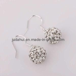 2012 Handmade Shamballa Women Pearl Earrings (JDH-ADER027)