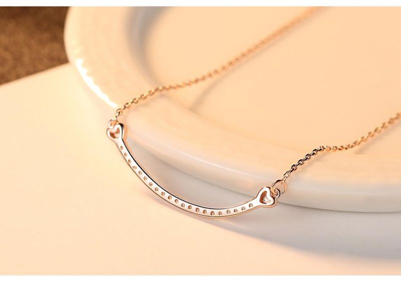 Korean Edition S925 Silver Necklace Female Collarbone Chain