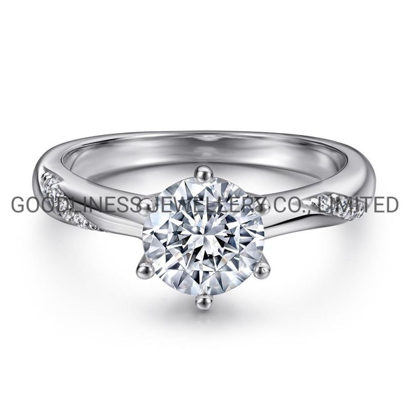 Silver Eternity Wedding Anniversary Promise Engagement Marriage Rings for Women