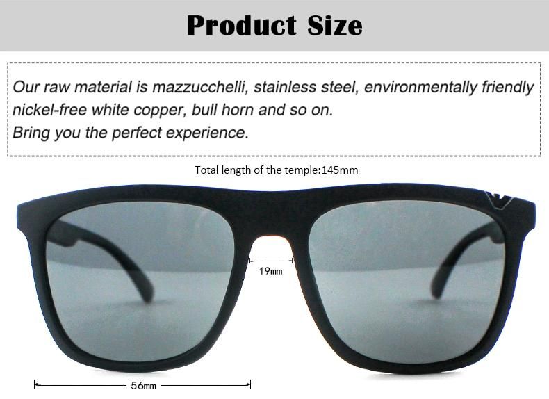 Shade Black Tr Frame Stock Polarized Sunglasses for Men