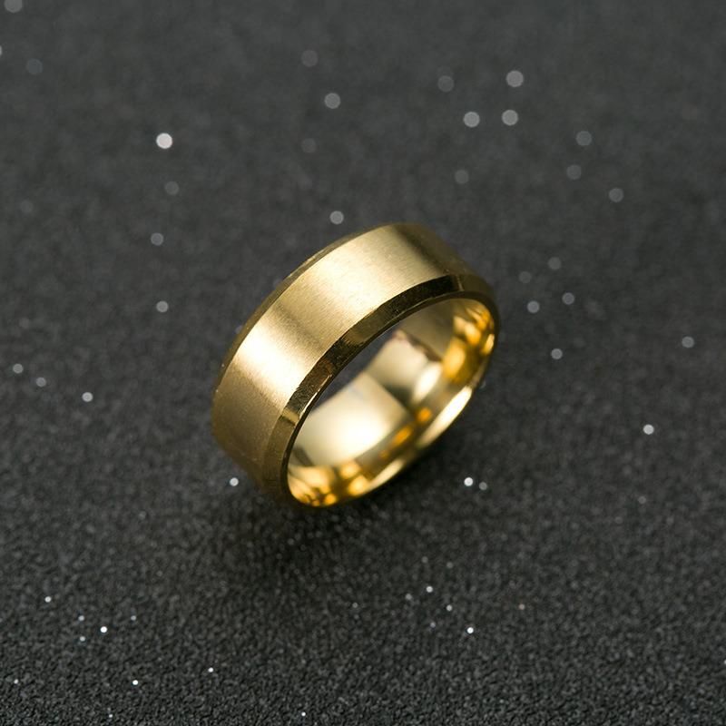 Vintage Fashion Accessories Titanium Black Men Rings Fashion Jewelry