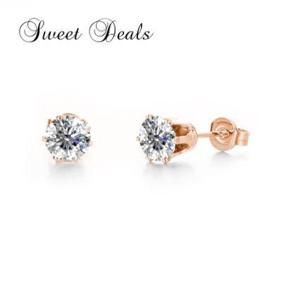 OEM/ODM Customize Birthstone Diamond Earrings
