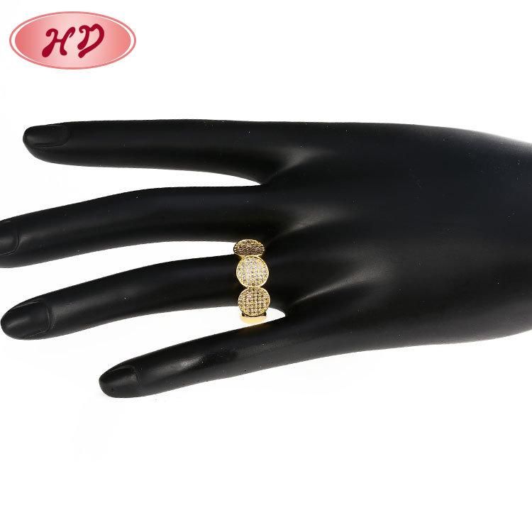 Custom Engagement Rings Brass Gold Plated Fashion Accessories Gold Men Ring
