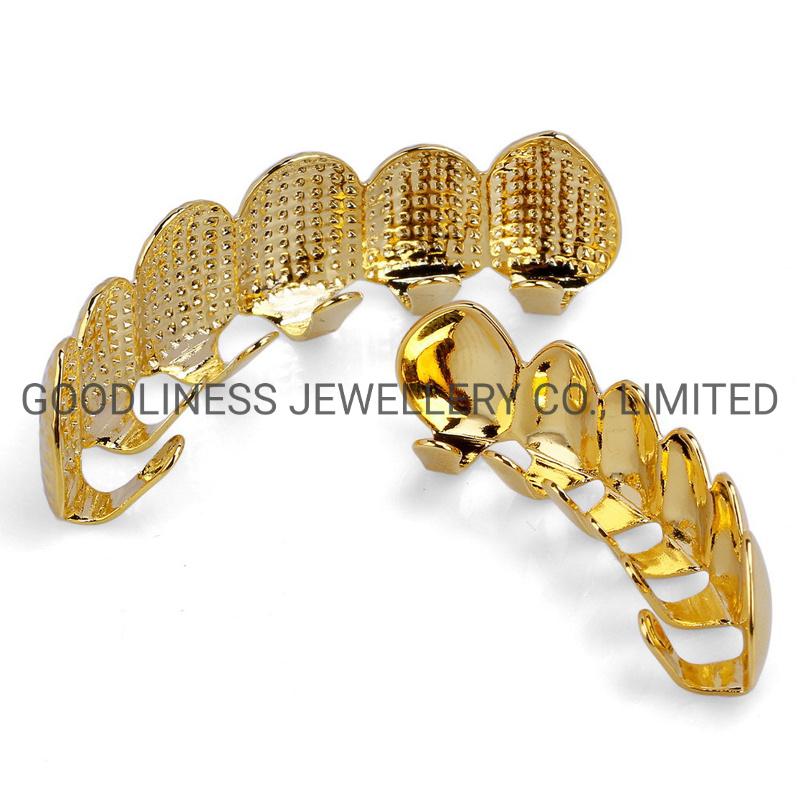 Hip Hop Rapper Jewelry Plain Teeth Grillz