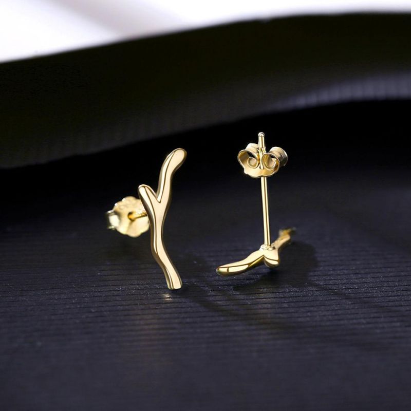 Fashion Branches Jewelry High Quality S925 Ear Studs