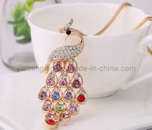 Factory Direct Sale Metal Colorful Pendant Necklace Jewelry (X47)
