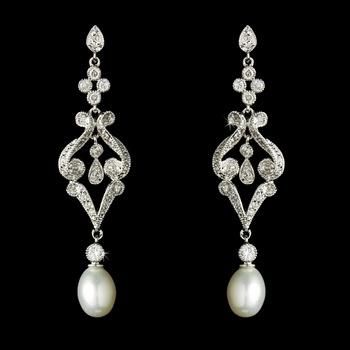 Wedding Jewelry, Bridal Pearl Jewelry, Wedding Pearl Earring, Bridal Pearl Earring