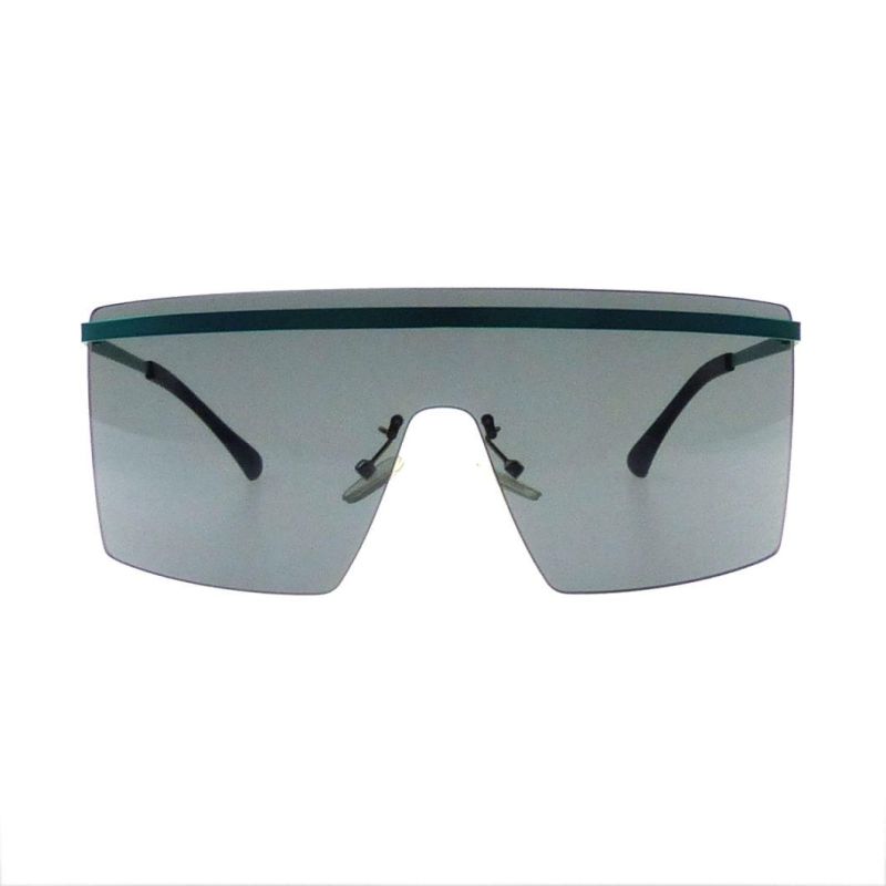 2021 High Quality Metal Fashion Style The Cylindrical Lens Sunglasses
