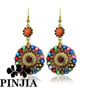 Multicolor Cubic Zirconia Stone &amp; Crystals Noble Fashion Earring