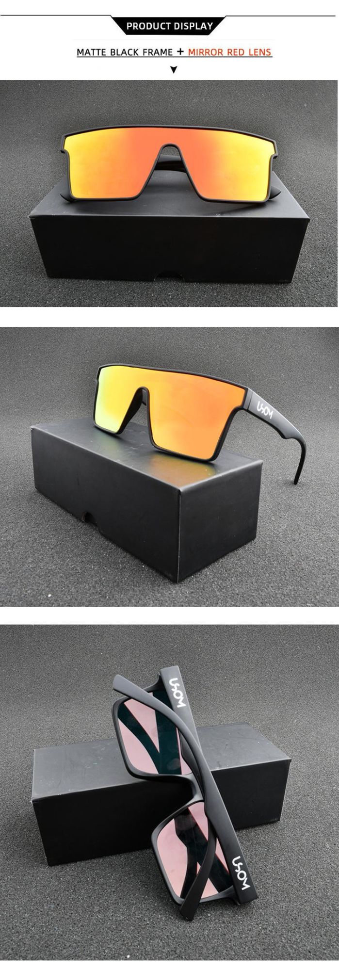 Wholesale Retro Plastic Frame Custom Logo Sunglasses Gafas Desol for Men Women