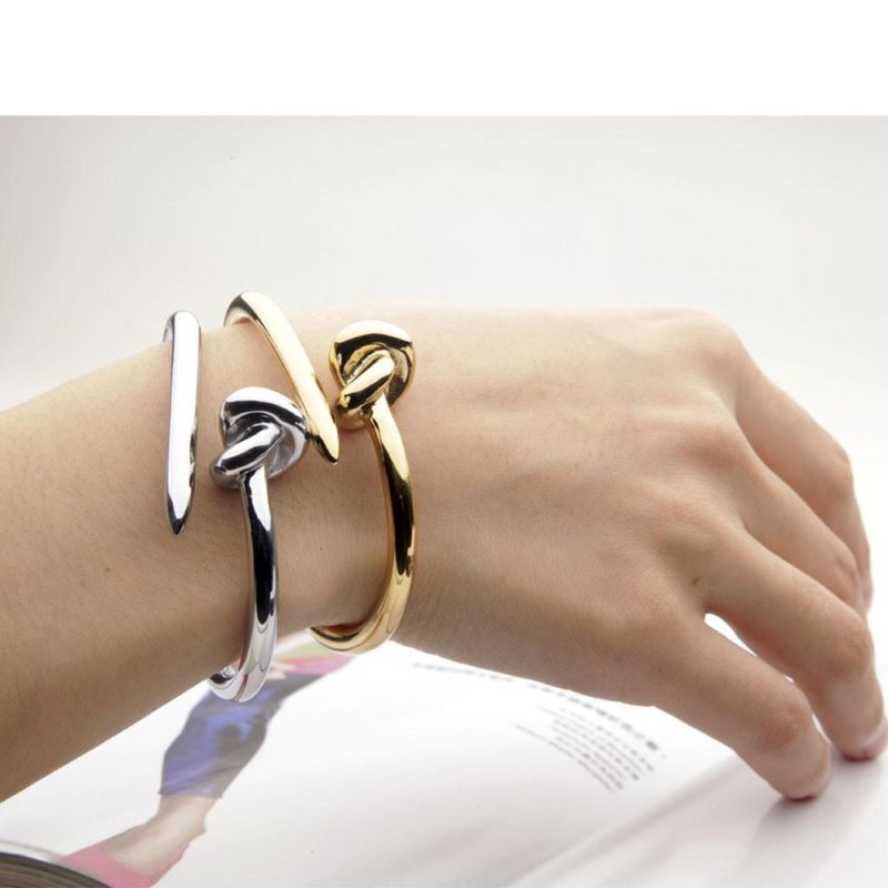 Customized Single Knot Personalized Charms Bracelet