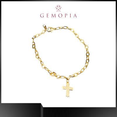 18K Gold Plated Fashion Charm Bracelet Bangle Chain Man Bracelet Jewelry for Women