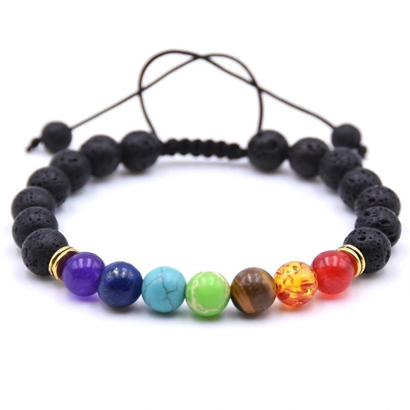 Wholesale Promotion Gift Fashion Accessories Colorful Natural Vesuvianite Stone Beads Bracelet