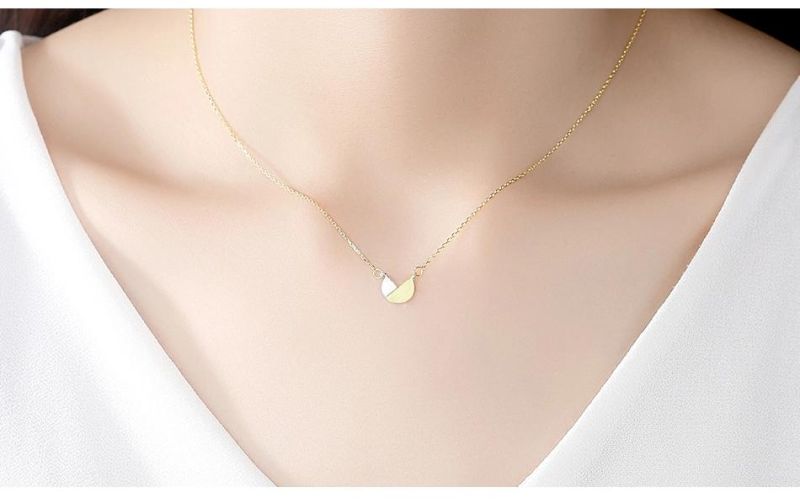 Fashion Jewelry 925 Sterling Silver Splicing Necklace