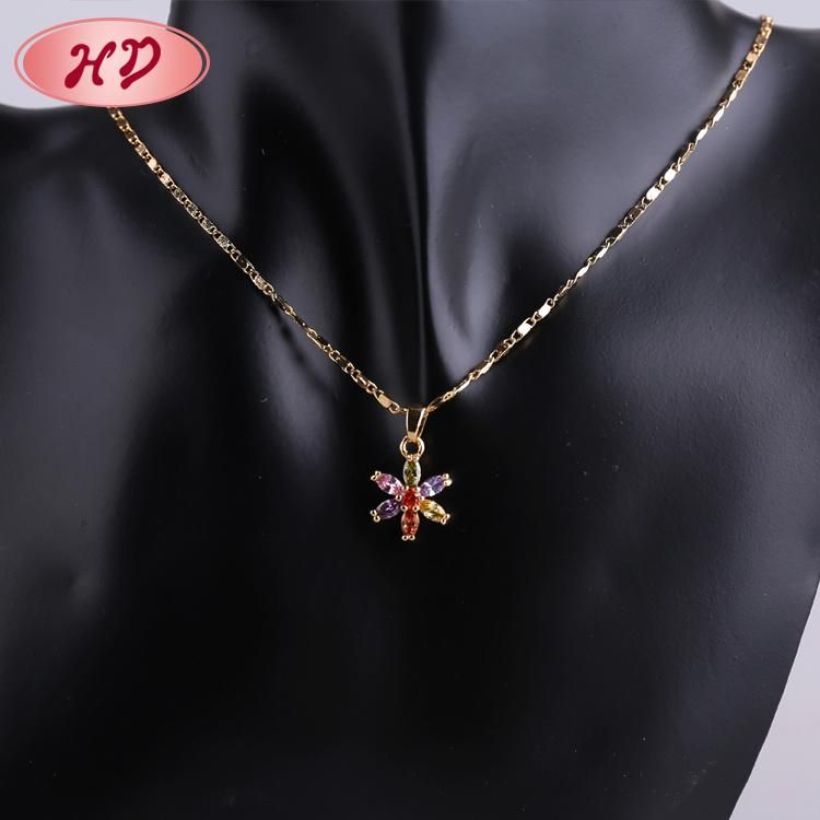 New Arrival Fashion 18K Gold Jewelry Set with Earring Necklace