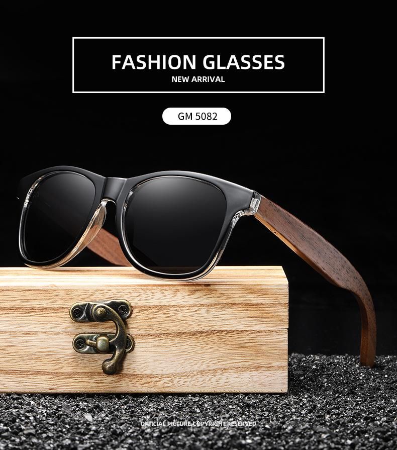 Fashion Glasses Sunglasses Unisex Custom Polarized Wood High Quality Sun Glasses Sunglasses