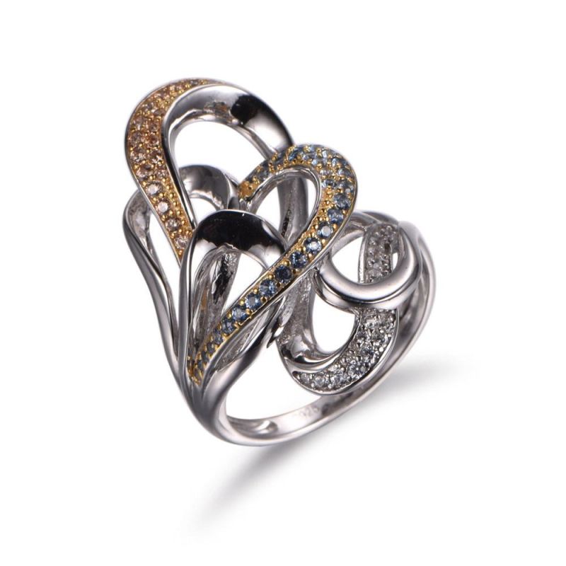 Special Style Silver with Fancy CZ Flower jewellery