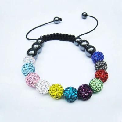 OEM Fashion Colorful Shamballa Bracelet