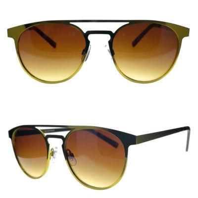 New Style Metal Sunglasses with Double Bridge