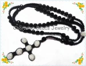 Necklace Jewelry Custom Manufactures Pave Shamballa Necklace (3237)