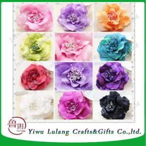 Corsage Wrist Flower Wedding Party Prom Headband Crystal Begonia Flowers