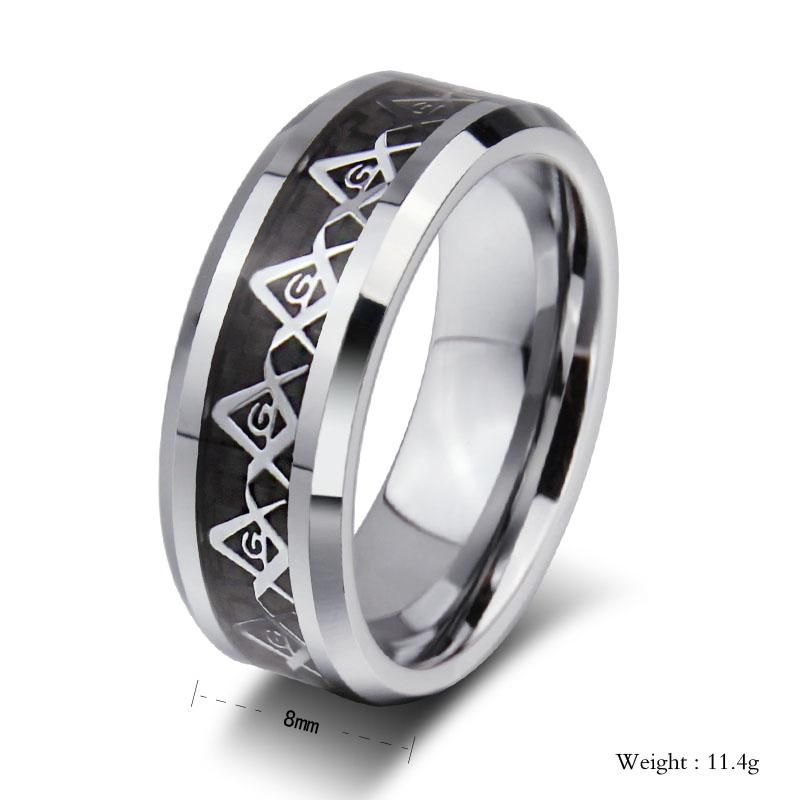 High Quality Custom Stainless Steel Cheap Masonic Rings for Men