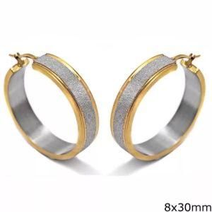 Yongjing Jewelry Stainless Steel Fashion Hollow Tube Hoop Earrings