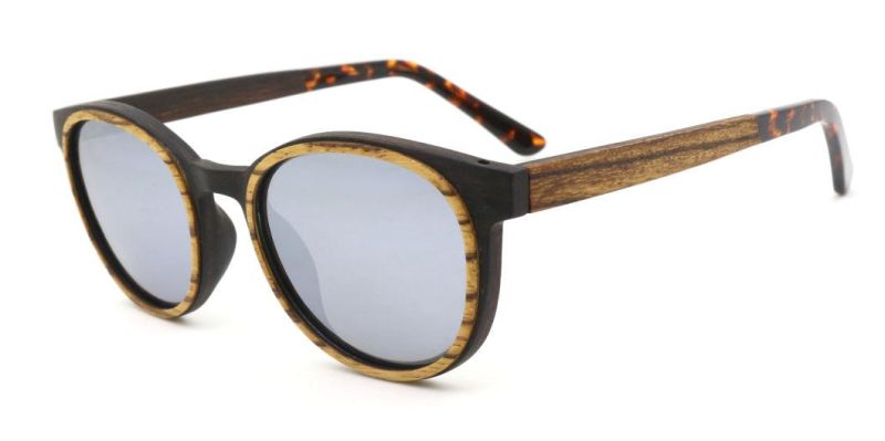 Latest Fashion Hot Sell Two Layers Wooden Polarized Sunglasses for Unisex