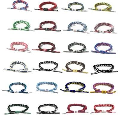 Sports Basketball Star Woven Bracelet Multi-Style Polyester Hardware Sports Bracelet