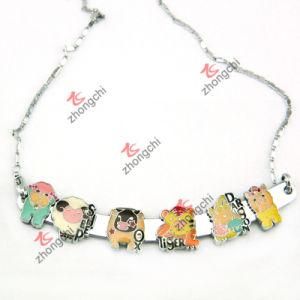 Sliver Slide Bar Necklace for Fashion Jewellry (SN-01)