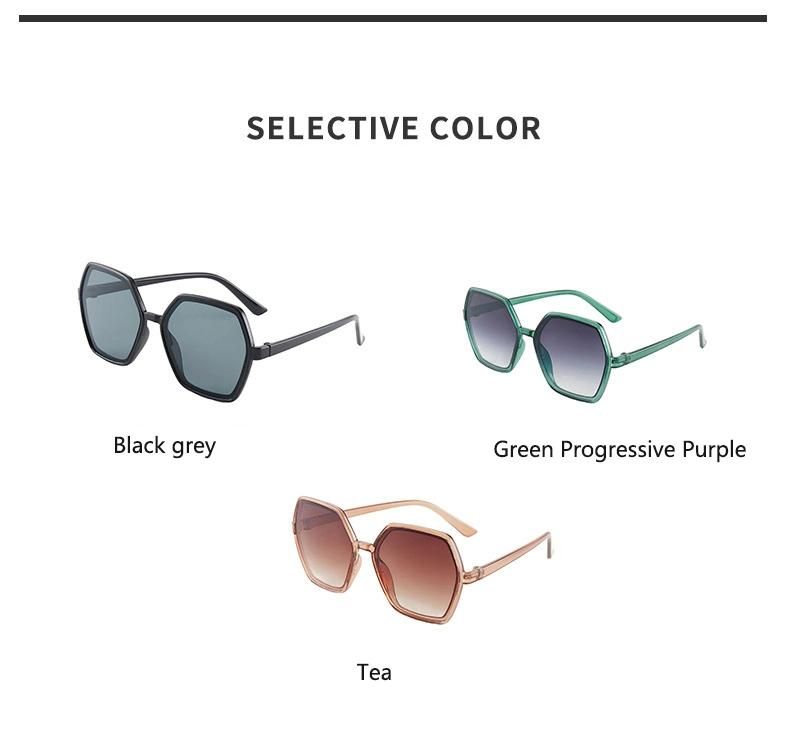 2022 Women Arrivals Best Selling Sun Glasses Wholesale Cheap Shades Vintage Square Oversized Trendy Fashion Sunglasses