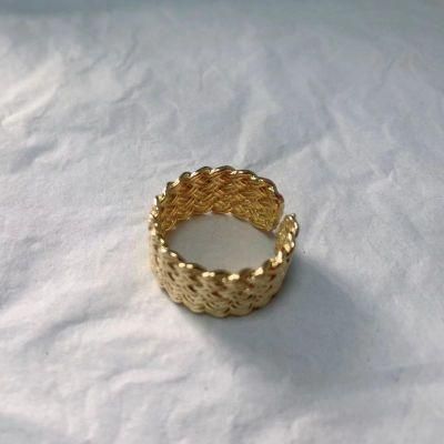 New Arrival Fashion Jewelry 925 Sterling Silver Jewelry Gold Plated Manufacturer High Quality Ring