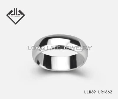 Sterling Silver 925 Plain Silver Band Ring