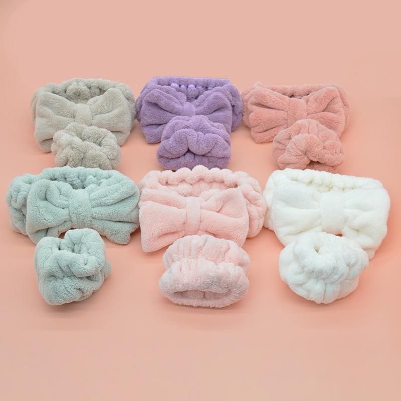 Cute Bow Ear Band Headband Wash Faceband Headband Makeup Mask