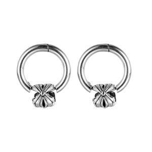 Flower Stainless Steel Earrings Drop