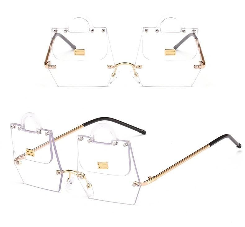 2020 Irregular Metal Frame Modern Catwalk Fashion Party Sunglasses