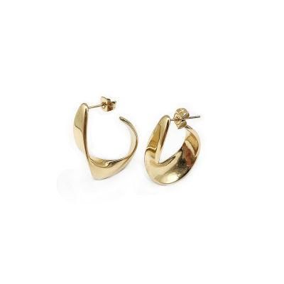Manufacturer Custom Great Jewelry Gold Plated Hoop Earrings, Fashion Earrings Set, Korean Earrings for Women