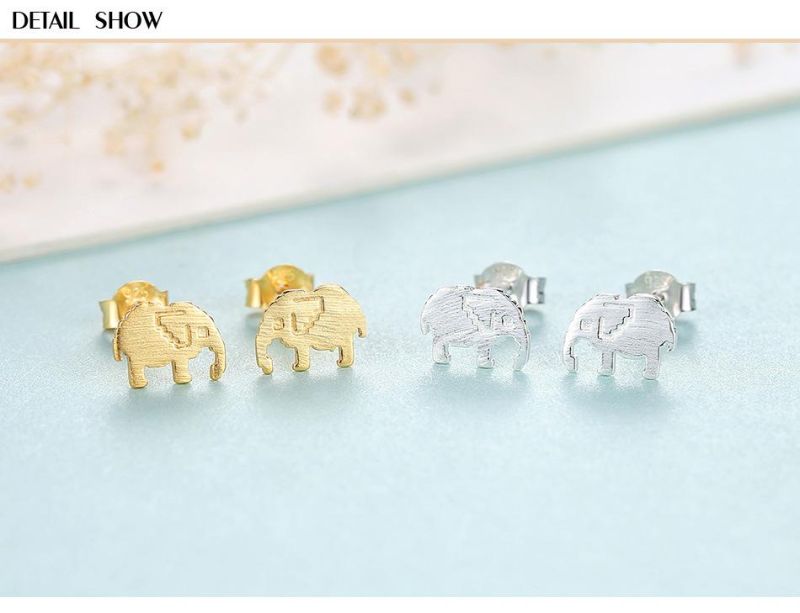 Jewelry Alloy Golden Vintage Earring Studs for Lady
