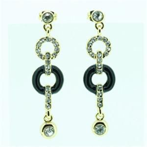 Top Quality Costume Gold Fashion Jewelry Stud Earring (A06648E1OW/22K)