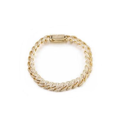 Designs Available Luxury Hand Jewelry Hip Hop Bracelet