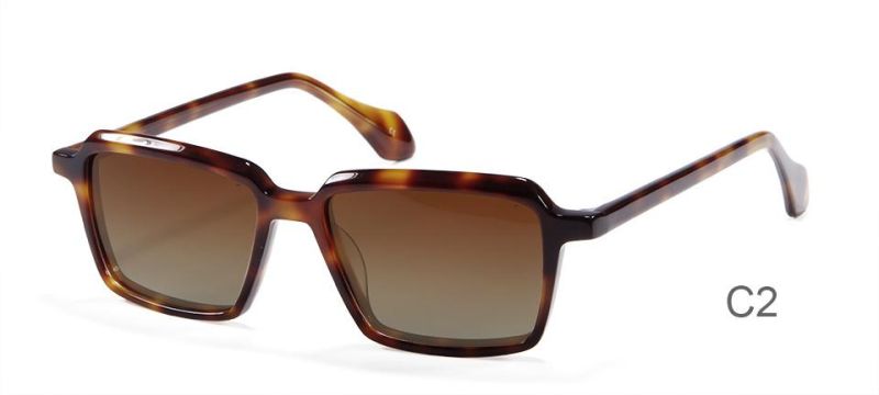 Gafas De Sol Fashion Luxury 2022 Acetate Sunglass Square Sunglasses Accept Custom Lenses Color Lens Polarized