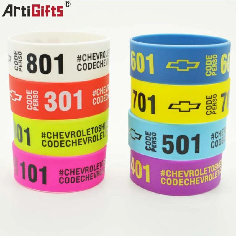Personalized Promotional Silicone Rubber Bracelet