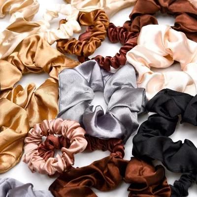 100% Mulberry Silk Hair Scrunchies Pack for Hair Care