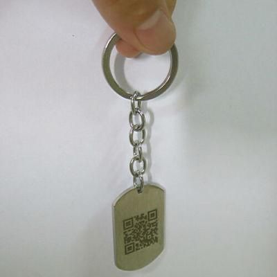 Mecy Life Custom Qr Code Dog Tag Pendant