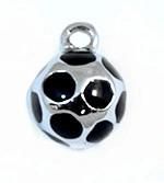 2013 Metal 3D Sport Football Charm (PD0052SW)