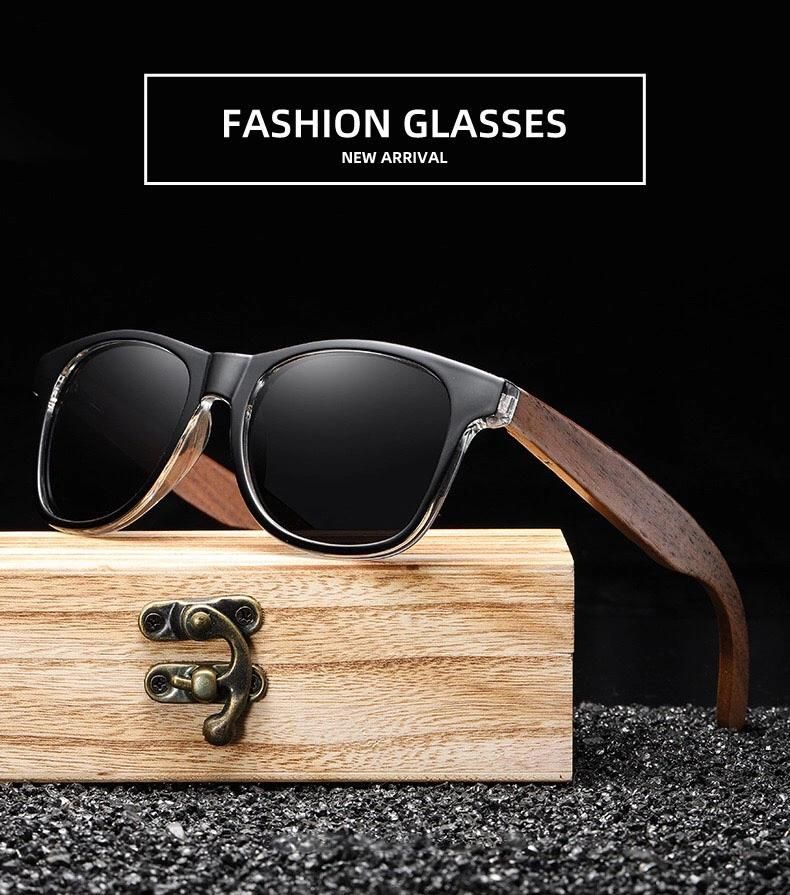 Maysun Hot Selling Vintage Custom OEM Wood Frame Promotional Sunglasses
