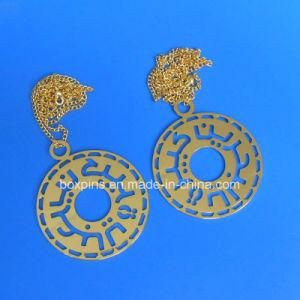 Hollow out Brass Necklace Tags