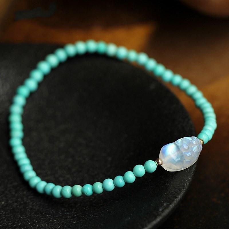 Fashion Jewelry Turquoise Bracelet Moonstone Pixie