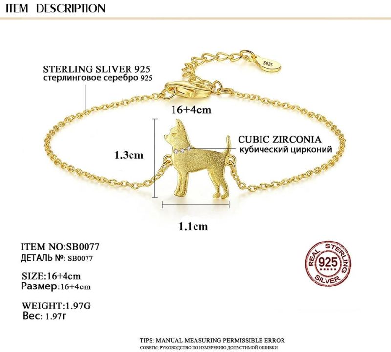 High Quality Clasp Chain Bracelet DIY Hound Bracelet